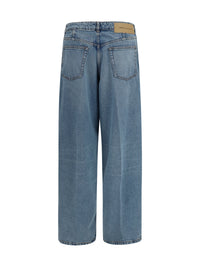 Ami Paris Women Balloon Jeans In Denim