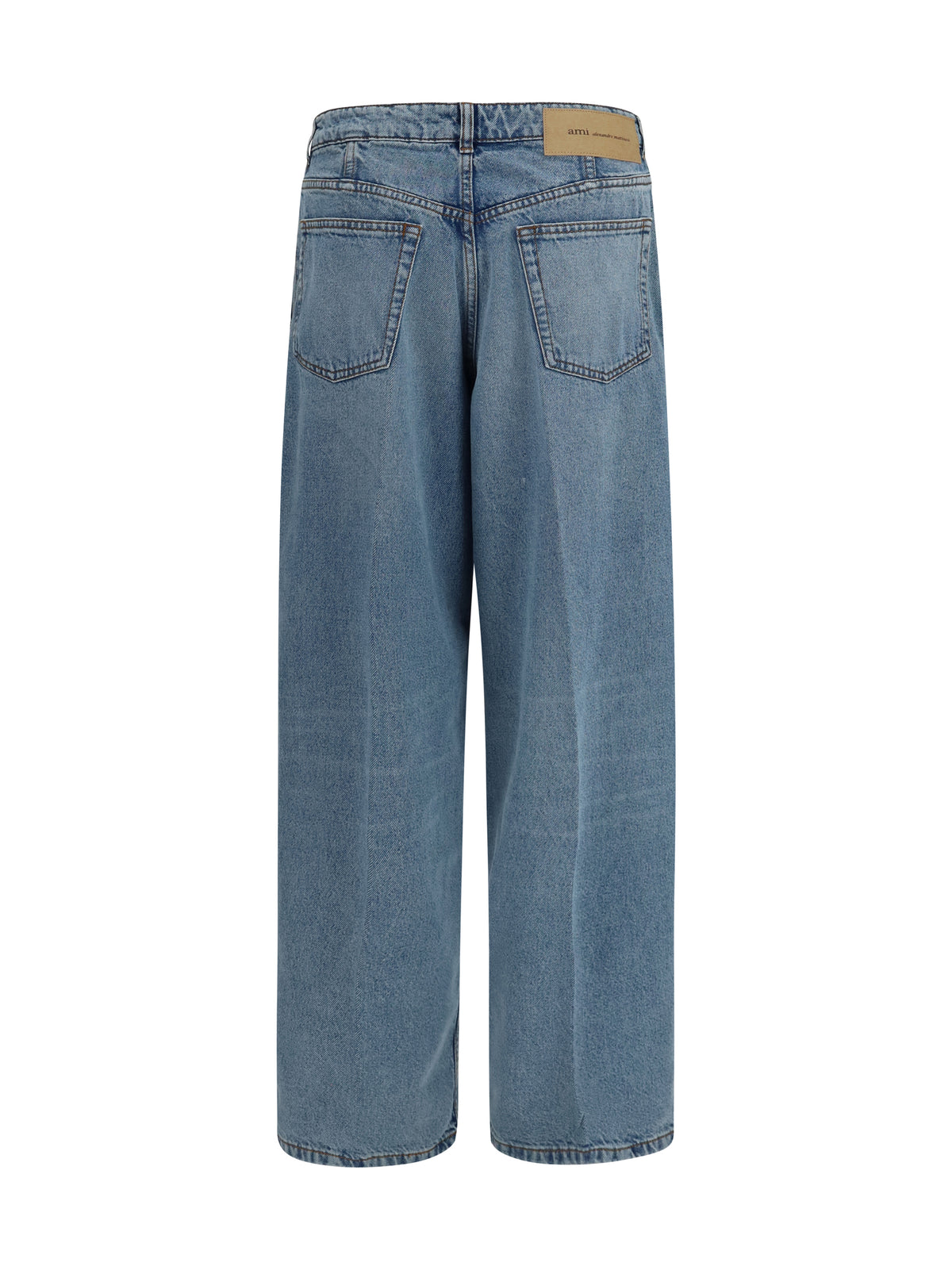 Ami Paris Women Balloon Jeans In Denim