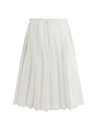 Prada Women Pleated Jersey Skirt