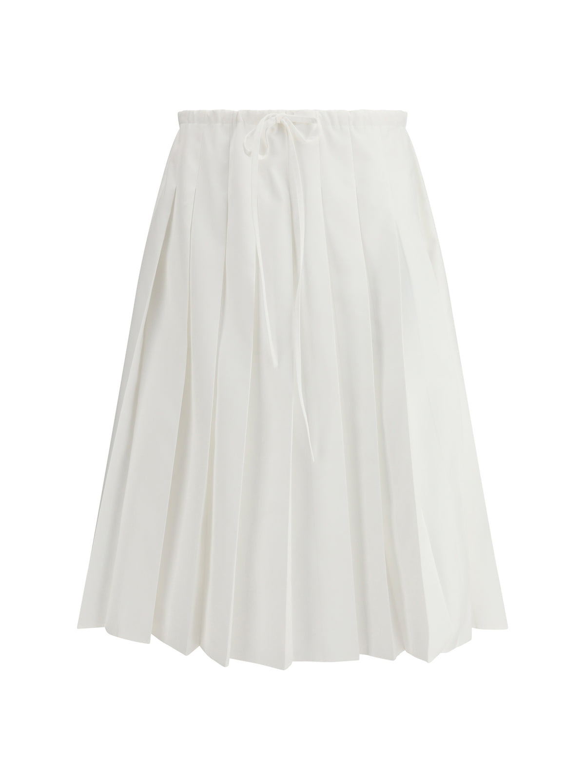 Prada Women Pleated Jersey Skirt
