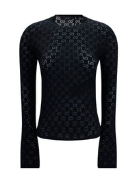 GUCCI Gucci Women Gg Dévoré Cotton T-Shirt