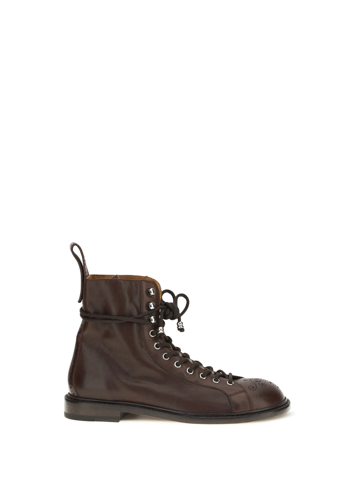 VERSACE Versace Men Billy Leather Ankle Boots