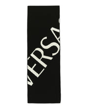 Versace Unisex-Adult Logo Wool Scarf