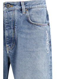 Off-White Men Half Arrow Slim Relaxed Jeans