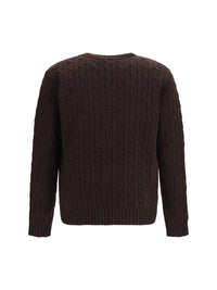 Valentino Men Virgin Wool V-Neck Cardigan