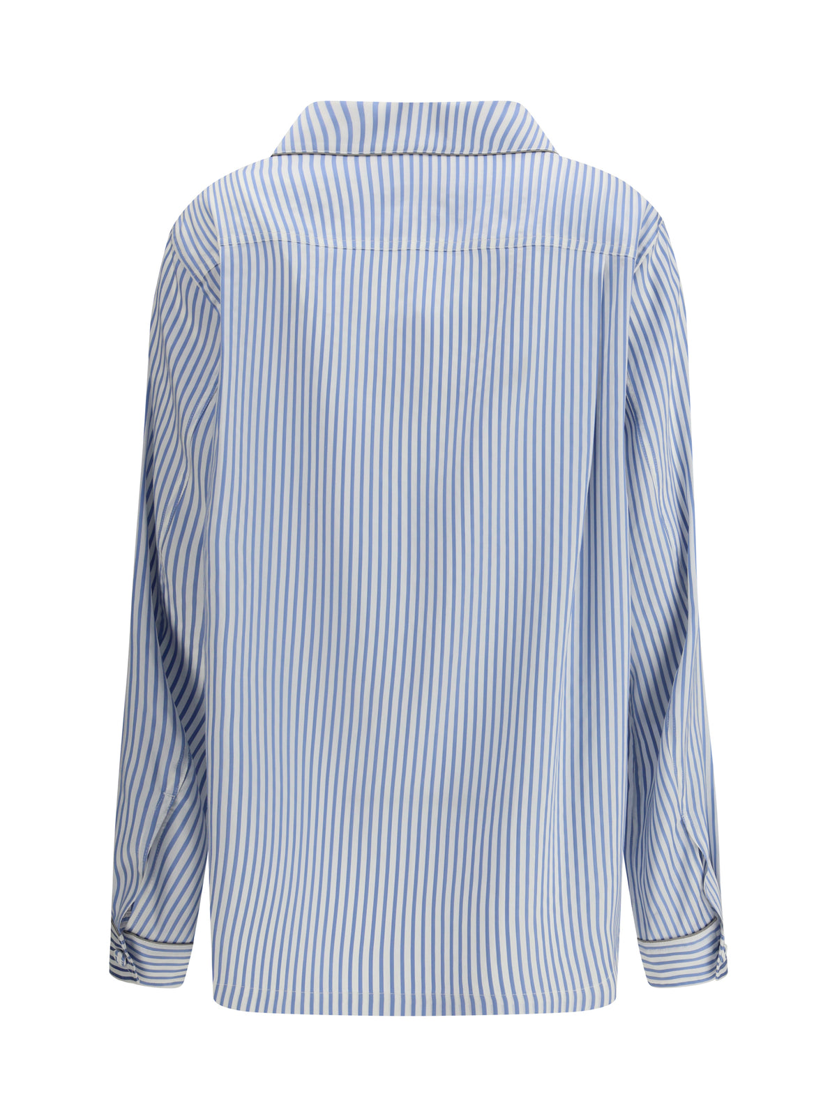 Tom Ford Women Striped Silk Pj Shirt