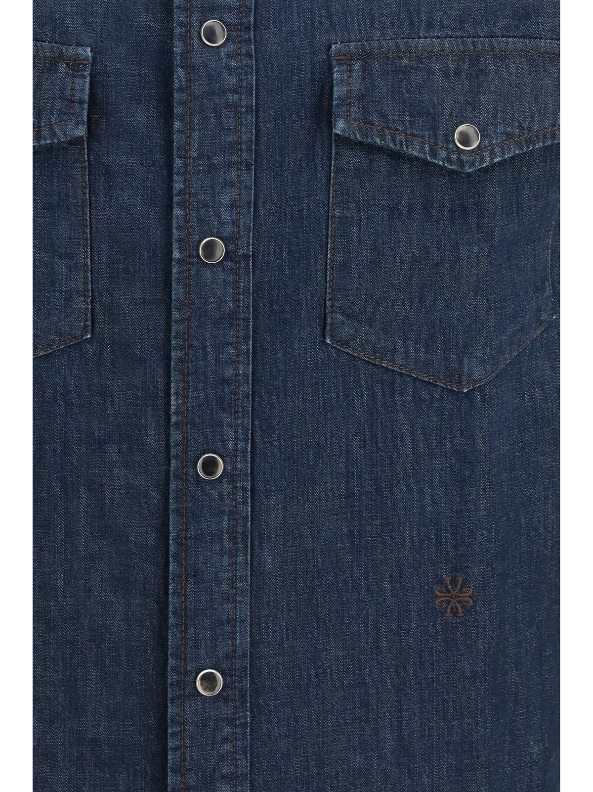 Jacob Cohen Men R2 Western Cotton-Denim Shirt