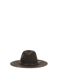 Golden Goose Women Embroidered Wool Fedora