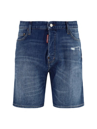 DSQUARED2 Dsquared2 Men Marine Short Denim Bermuda Shorts