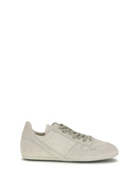 Rick Owens Men Fabric And Leather Sneakers
