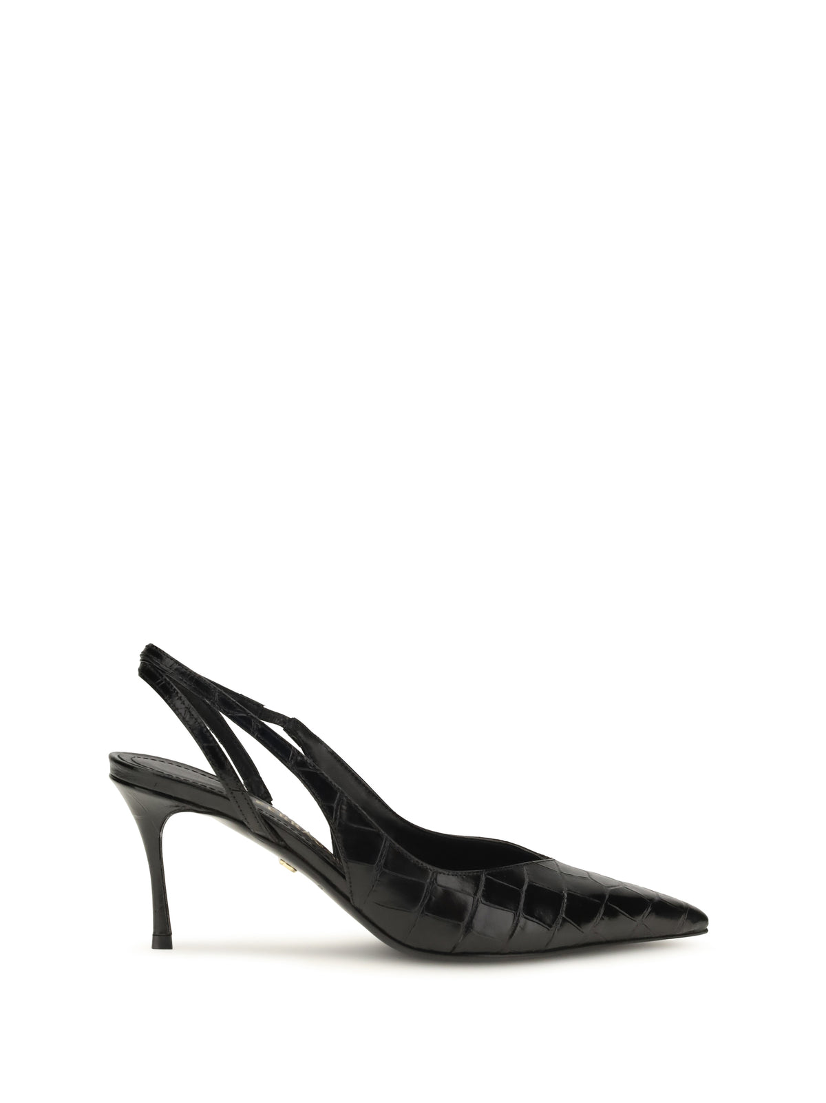 FERRAGAMO Ferragamo Women Crocodile-Effect Leather Slingback Pumps