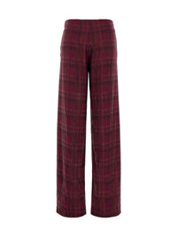 Ermanno Scervino Women Relaxed Tailoring Check Satin Pants