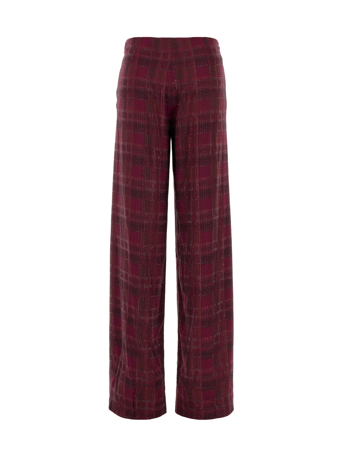 Ermanno Scervino Women Relaxed Tailoring Check Satin Pants