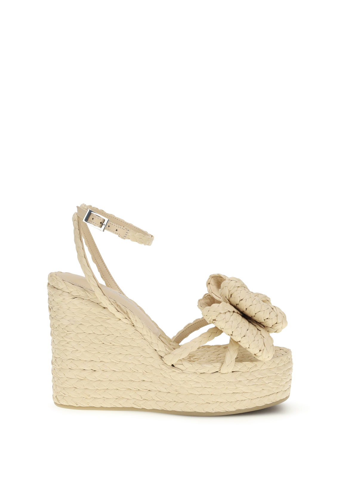 Mach & Mach Women Le Cadeau Raffia Wedge Sandals
