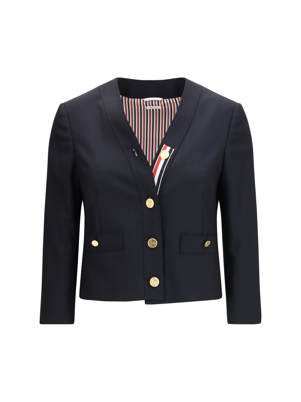 Thom Browne Women Hopsack Cardigan Jacket