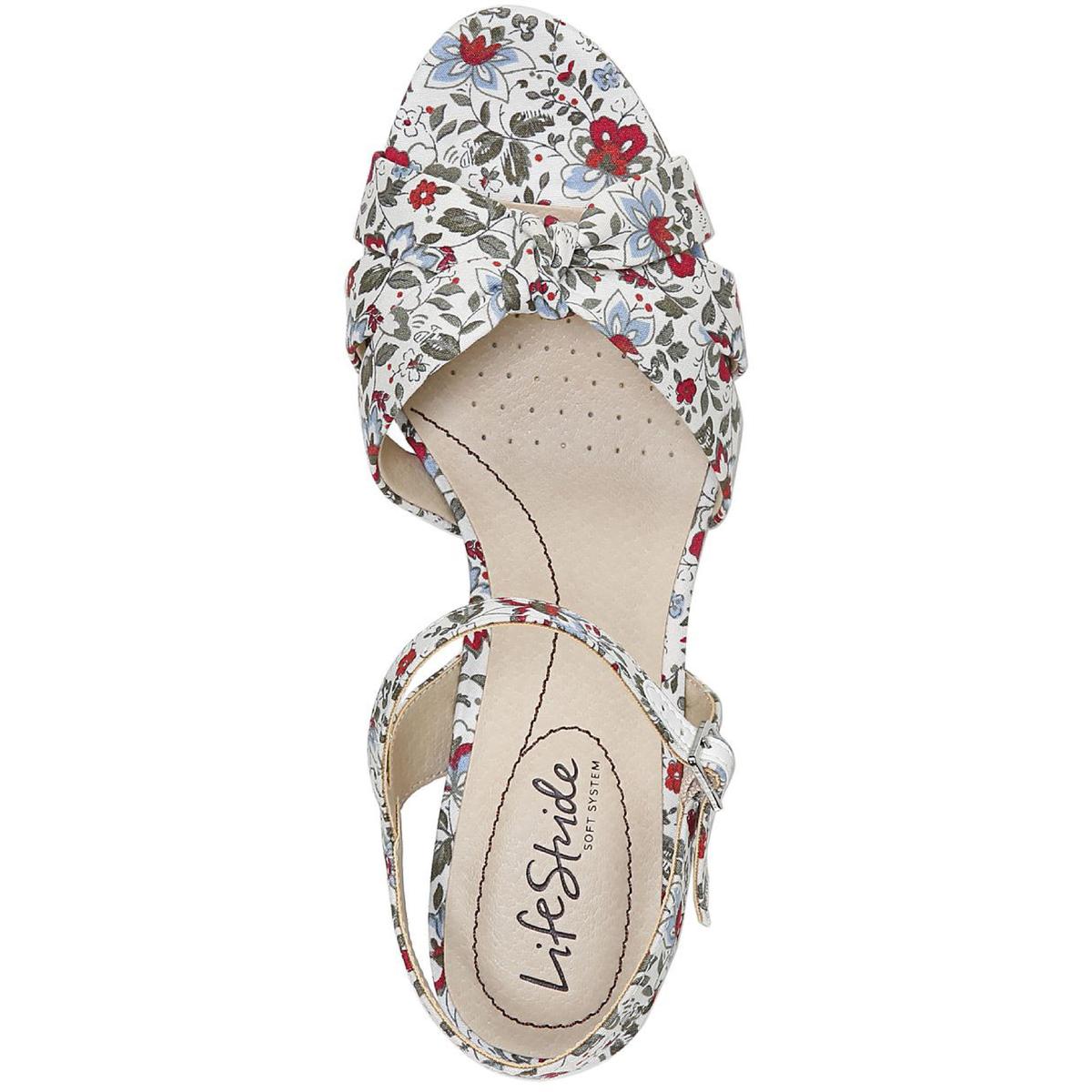 Lucky Womens Knot-Front Slingback Sandals
