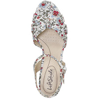 Lucky Womens Knot-Front Slingback Sandals