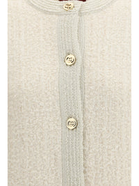 GUCCI Gucci Women Bouclé Lamé Wool Cardigan