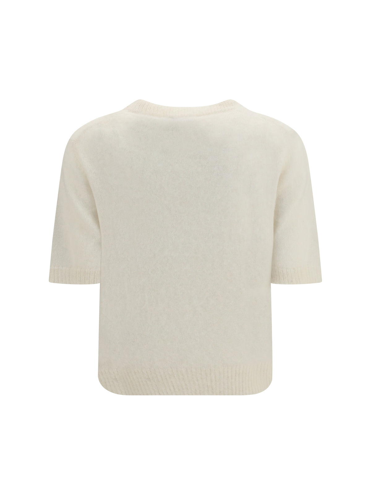 GANNI Ganni Women Alpaca Graphic Knit T-Shirt