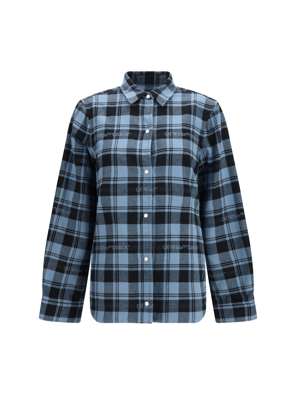 OFF-WHITE Off-White Women Check Flannel Padded Overshirt