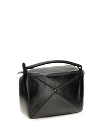 LOEWE Loewe Men Large Paper-Effect Calfskin Puzzle Handbag