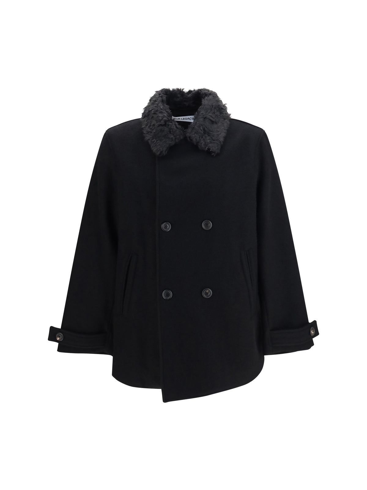 Our Legacy Men Wage Double-Breasted Coat