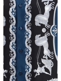 VERSACE Versace Men Regular-Fit Printed Silk Twill Shirt