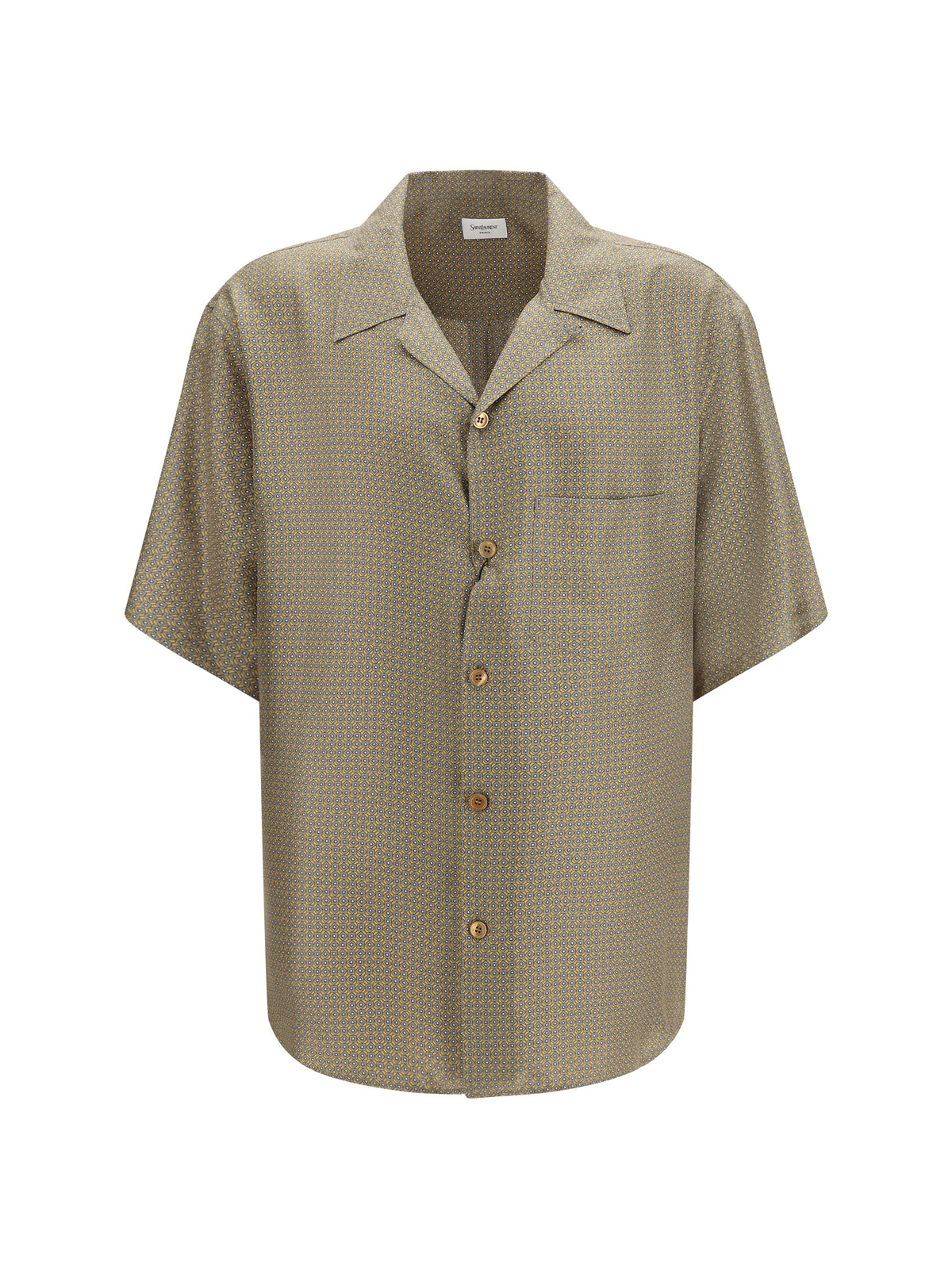 SAINT LAURENT Saint Laurent Men Silk Satin Shirt