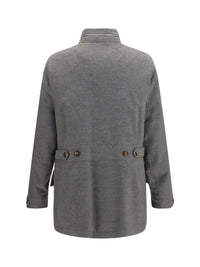 BRUNELLO CUCINELLI Brunello Cucinelli Men Cashmere Jacket With Zip And Buttons