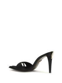 Giuseppe Zanotti Women Salamander Satin Mules Sandals
