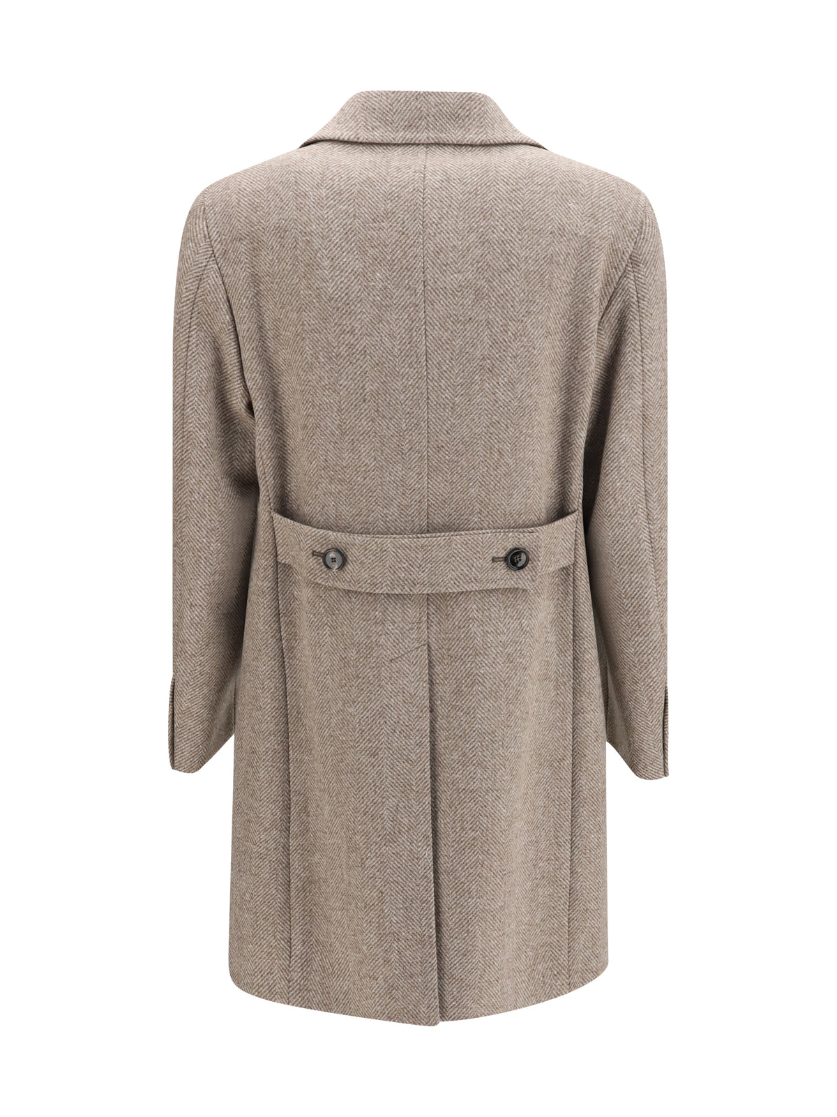 Tagliatore Men Chevron Coat
