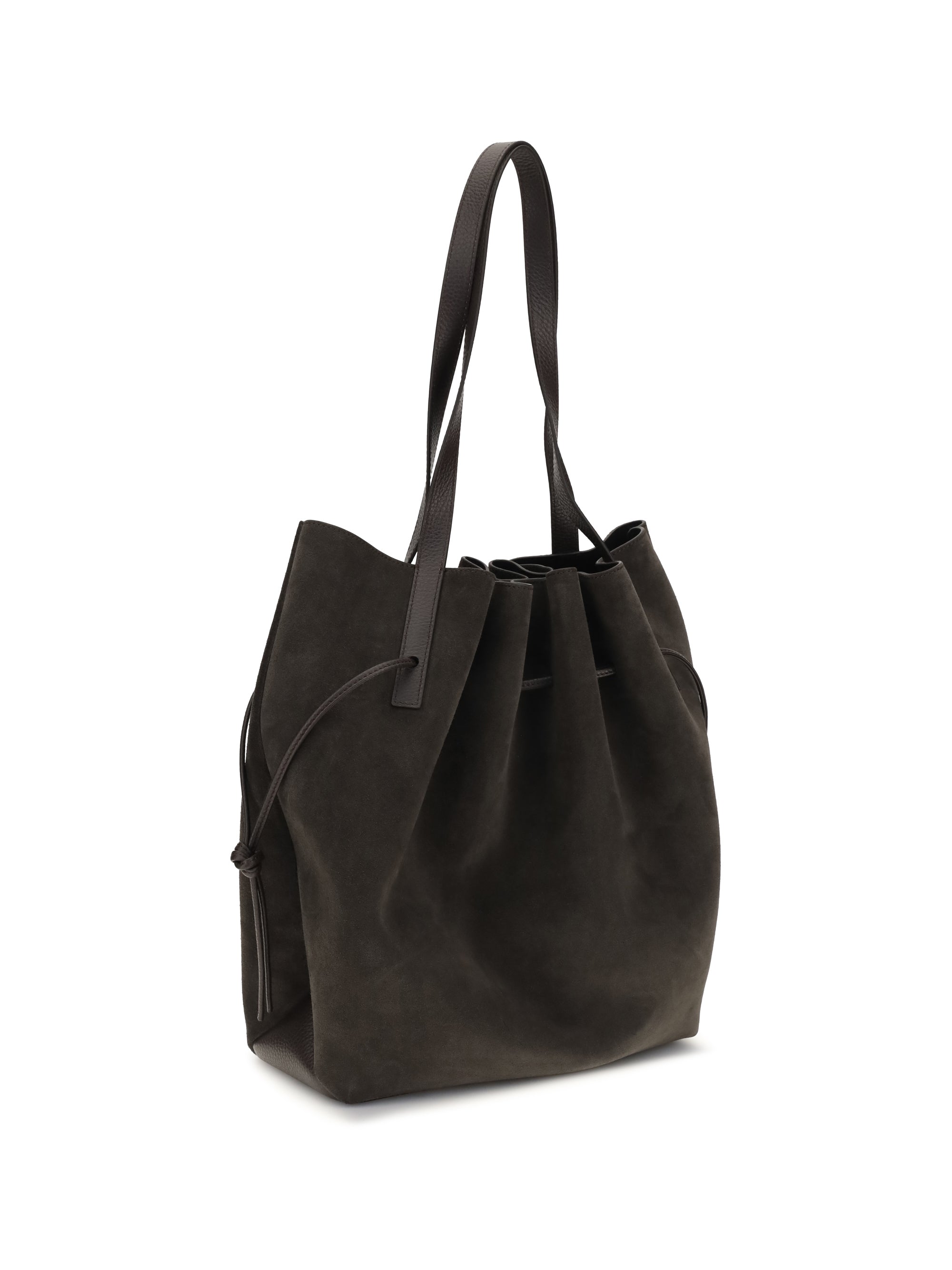 YUZEFI Yuzefi Women Scallop Suede Shoulder Bag