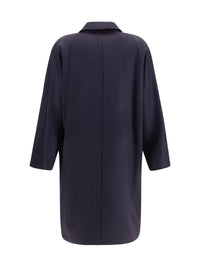 MAX MARA STUDIO Max Mara Studio Women Double Breasted Wool Drap Coat