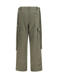 Fendi Women Cotton Cargo Pants