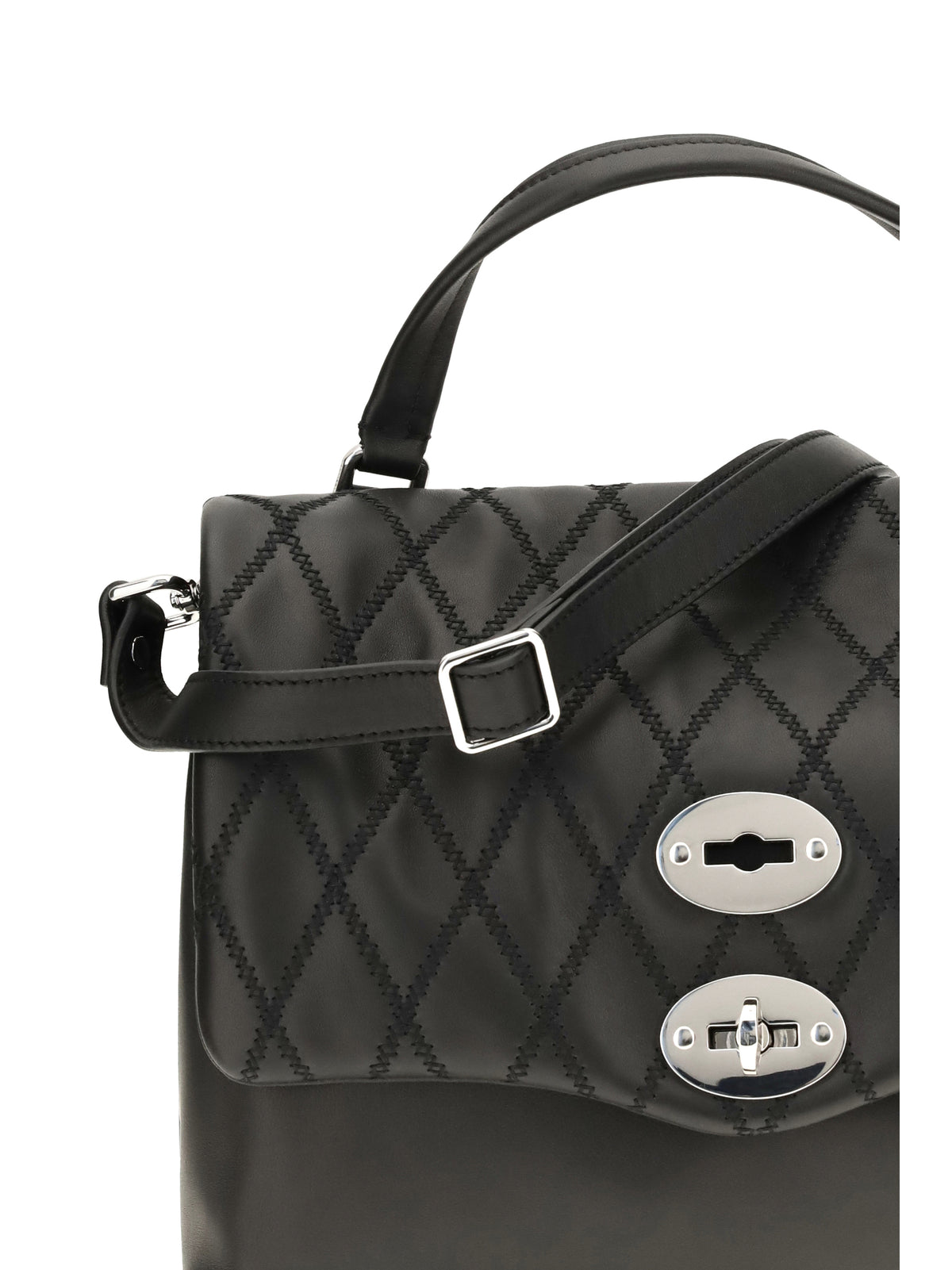 Zanellato Women Postina Tramè Leather Top Handle Bag