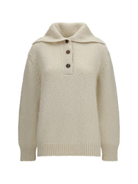 MALO Malo Women High-Neck Sailor Sweater With Buttons