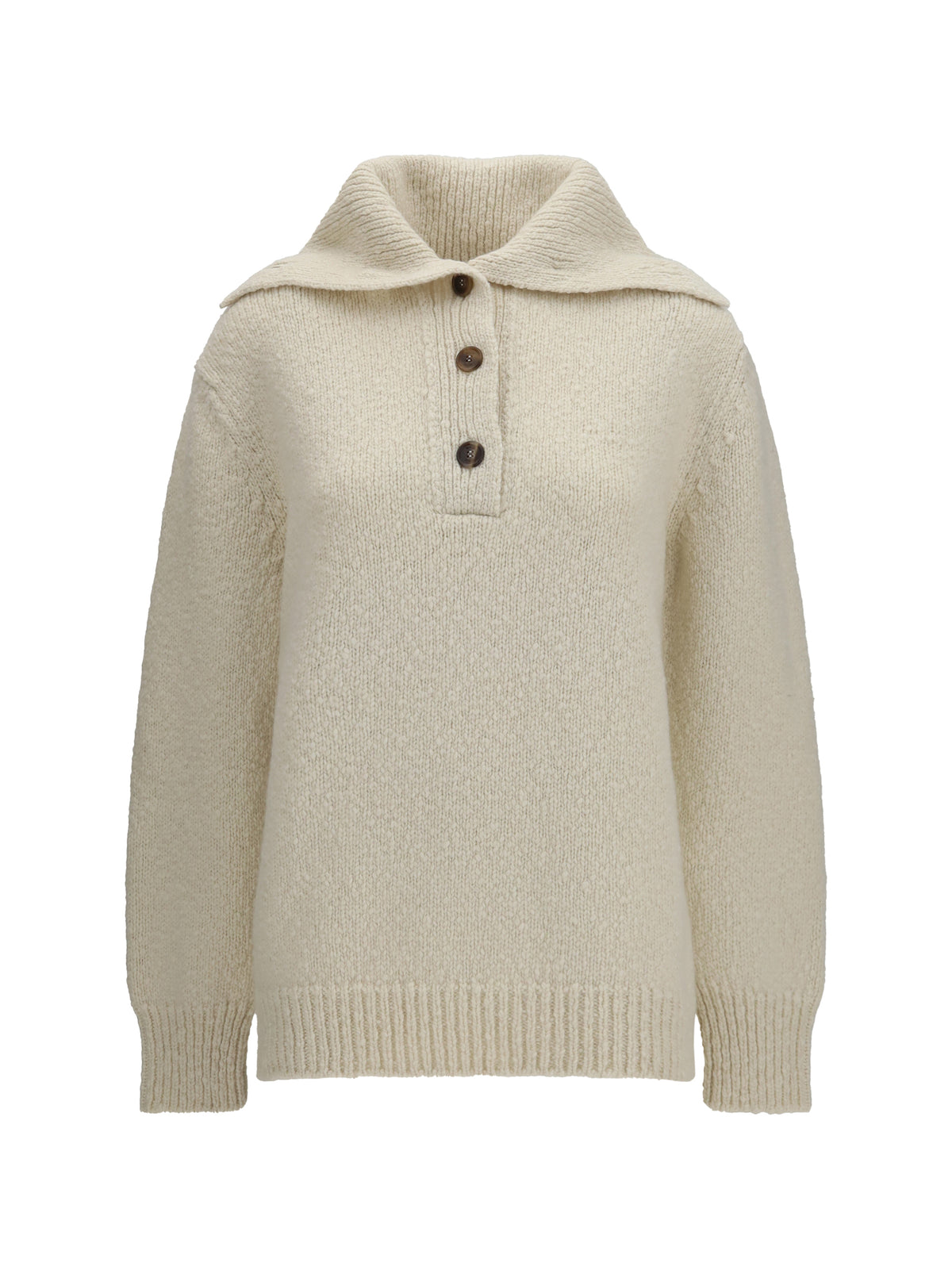 MALO Malo Women High-Neck Sailor Sweater With Buttons