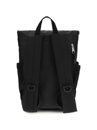 Balenciaga Men Metal Carabiner Detail Backpack
