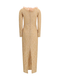 Alessandra Rich Women Stretch Lace Evening Dress