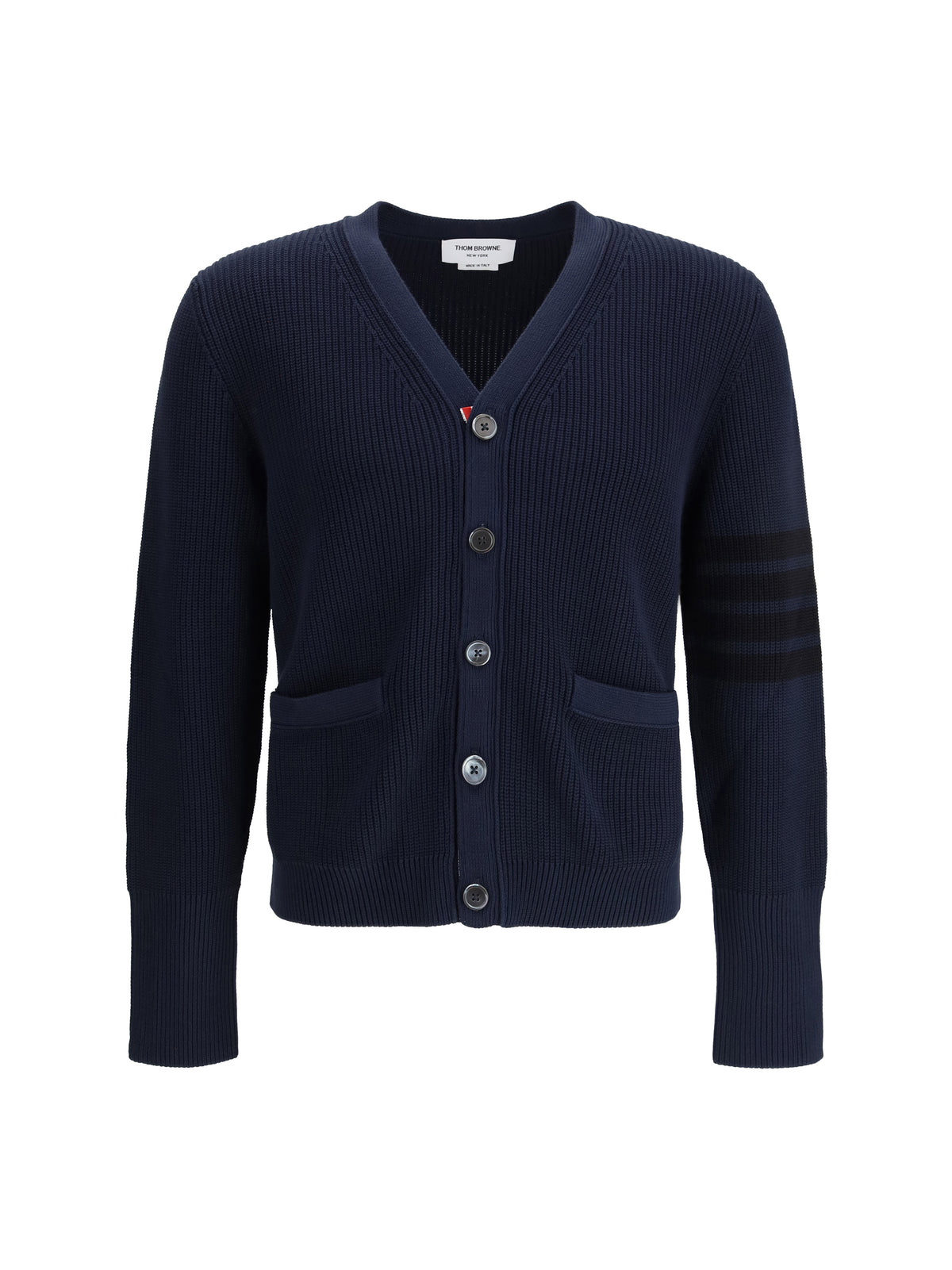Thom Browne Men V-Neck Cardigan