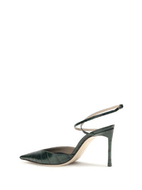 Tom Ford Women Crocodile-Print Leather Pumps