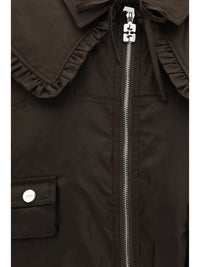 GANNI Ganni Women Duchesse Nylon Bomber Jacket