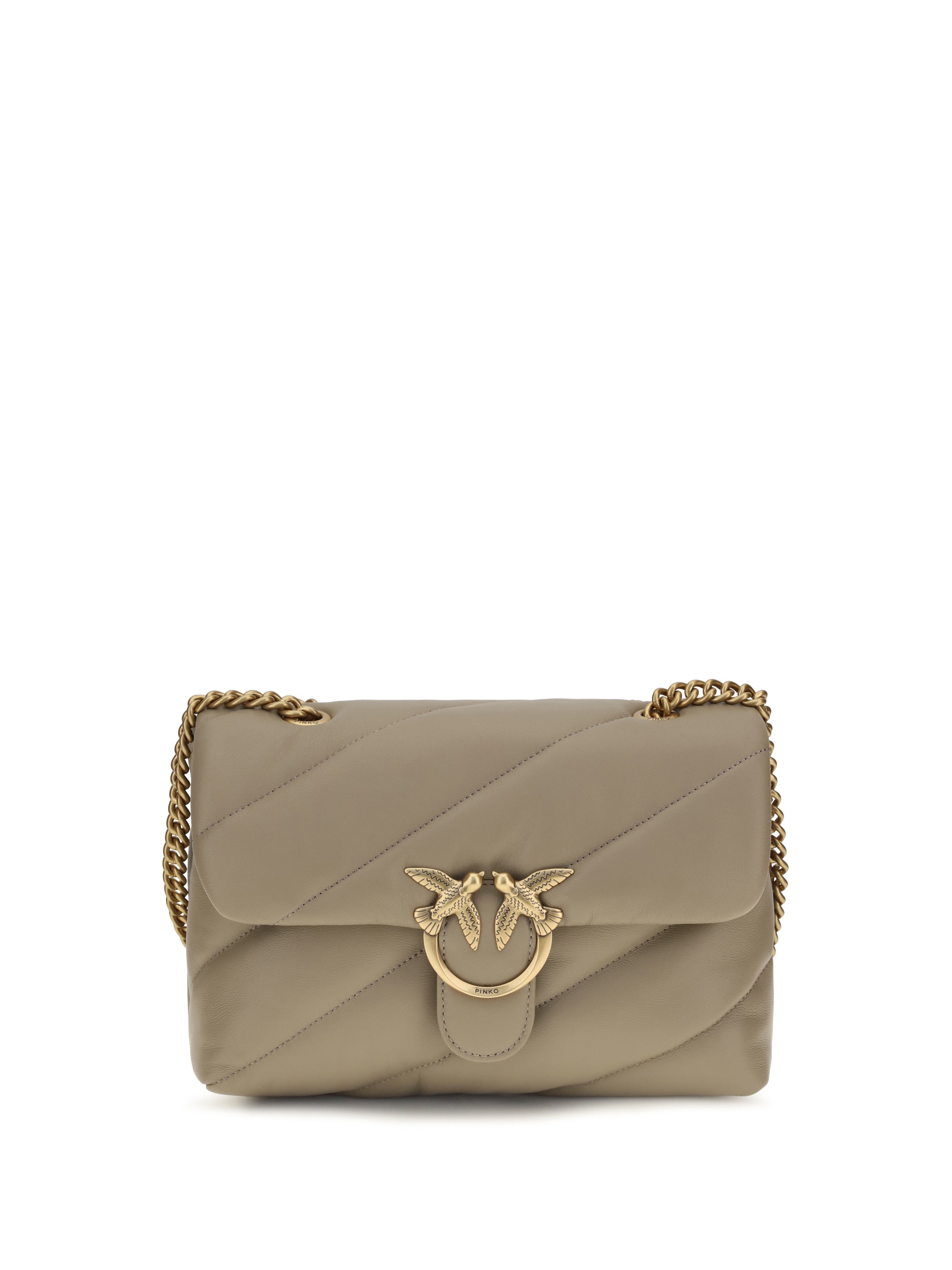 PINKO Pinko Women Love Classic Leather Shoulder Bag