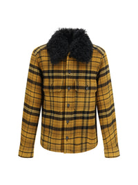 Fendi Men Check Wool Blouson Jacket