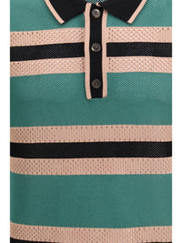 Dries Van Noten Men Striped Polo Shirt