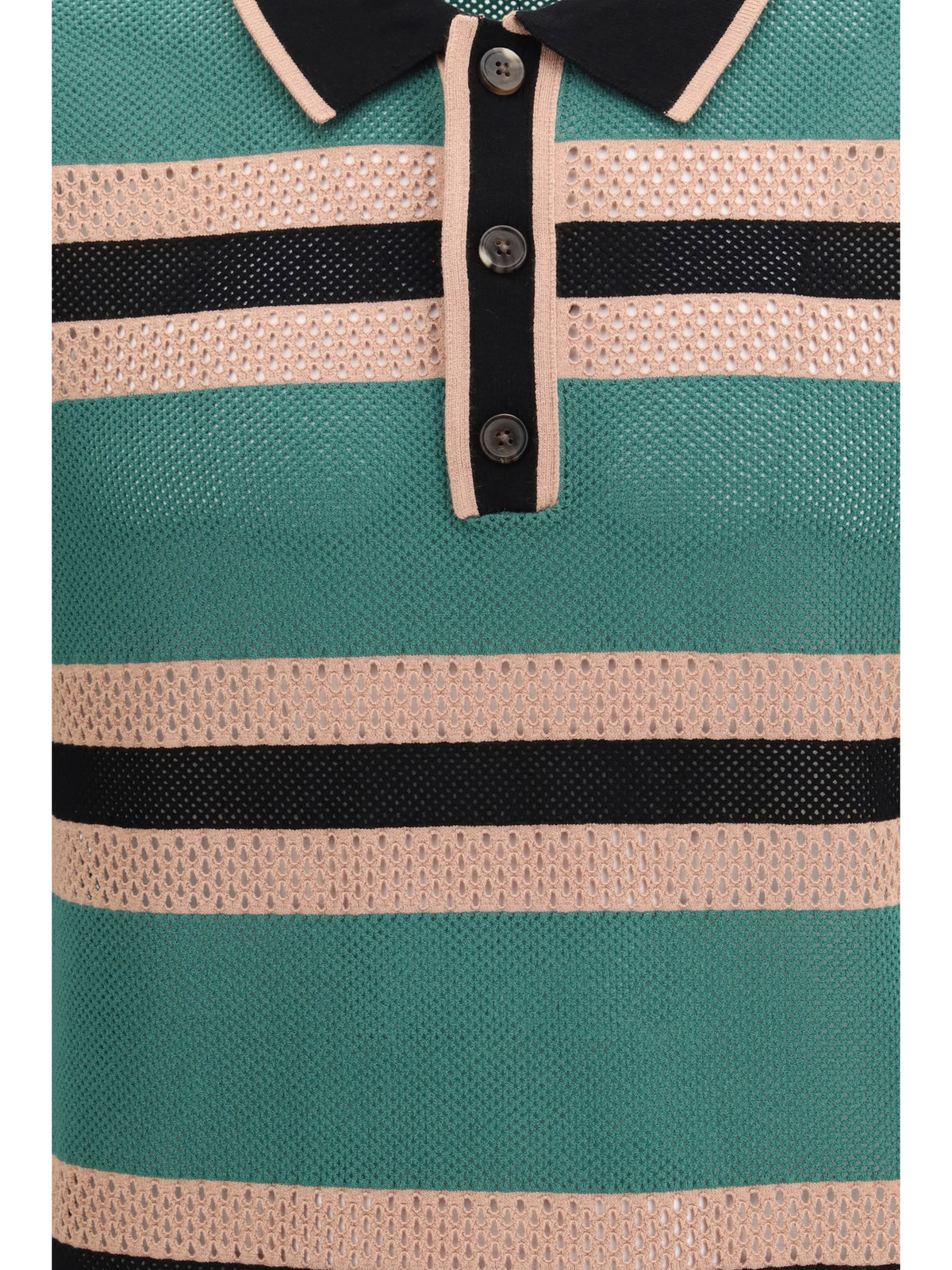 Dries Van Noten Men Striped Polo Shirt