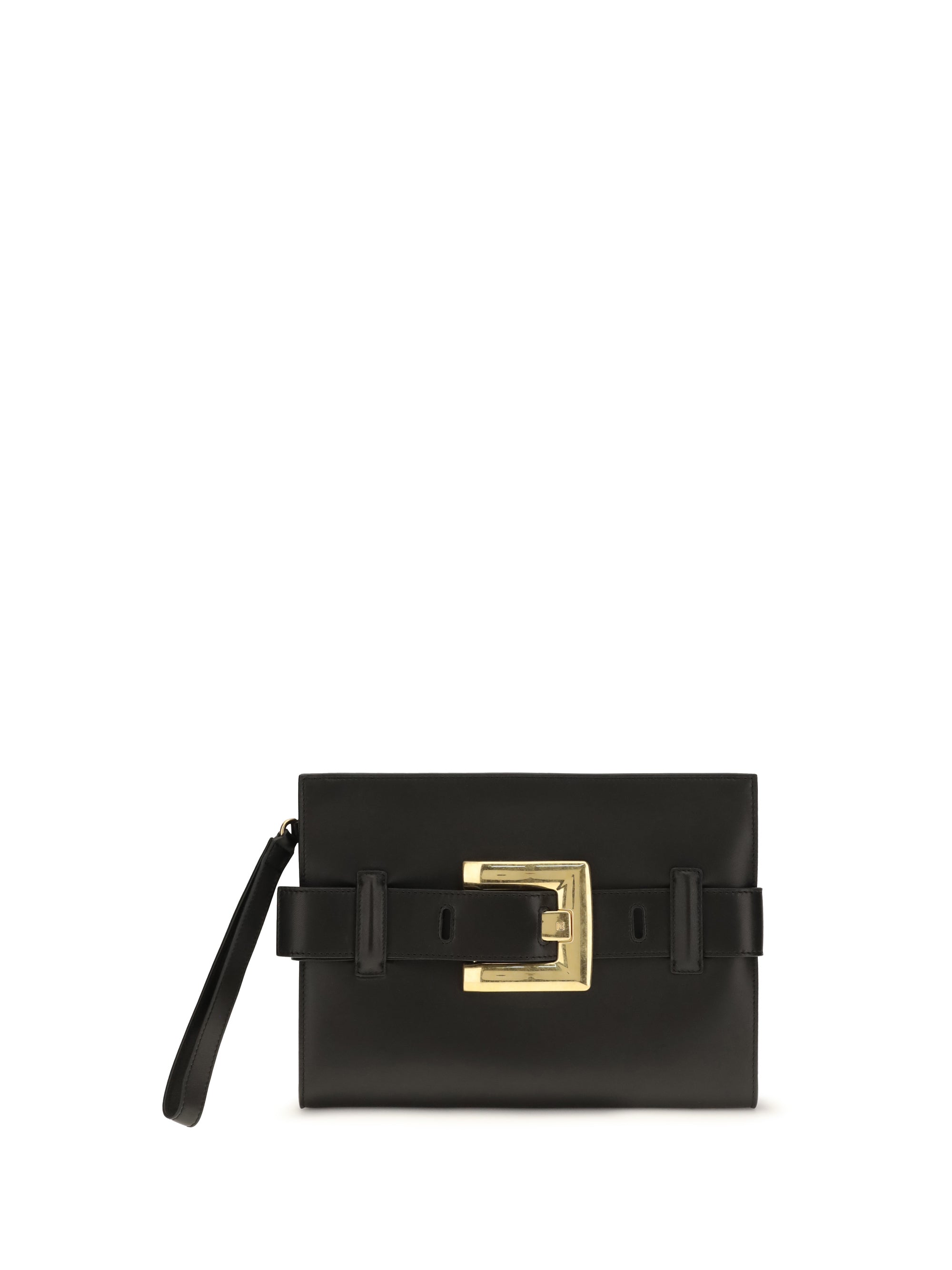 BALMAIN Balmain Women Anthem Leather Clutch