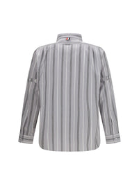 THOM BROWNE Thom Browne Men Madras Striped Armband Shirt