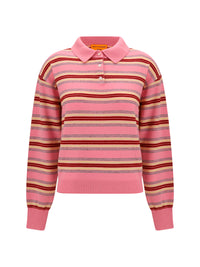 GUEST IN RESIDENCE Guest In Residence Women College Striped Polo Sweater
