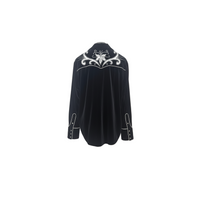 Tom Ford Velvet Silver Embroidered Western Shirt
